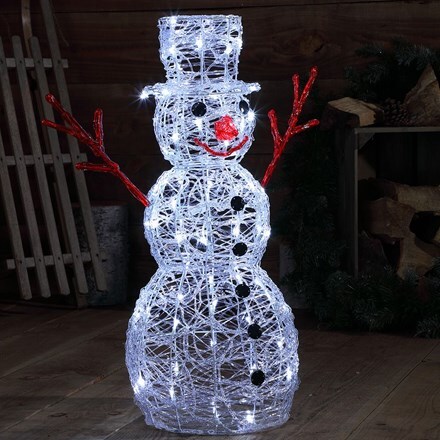 Dickensian LED snowman