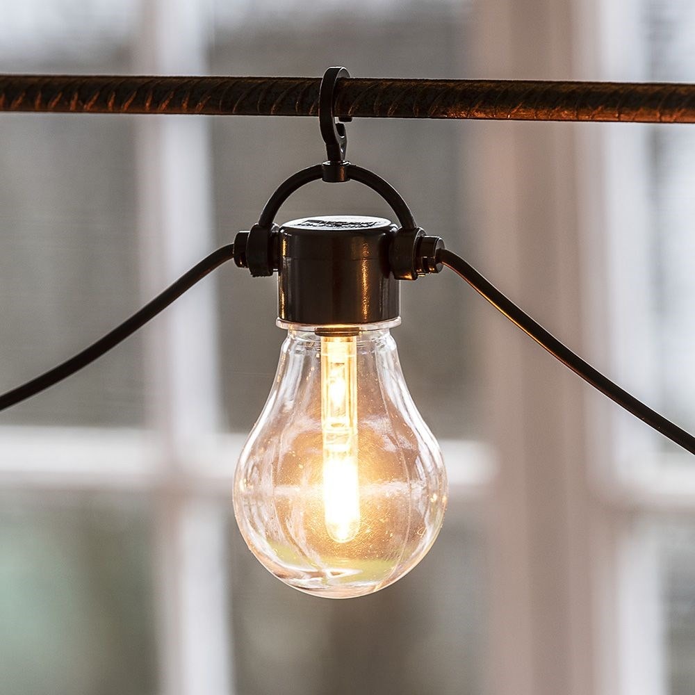 Hanger for light sets with round cable