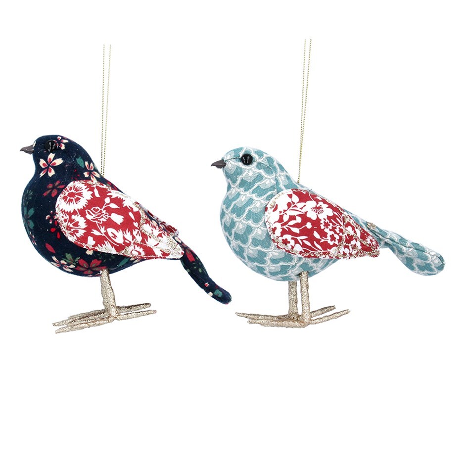 Christmas arts and crafts fabric bird