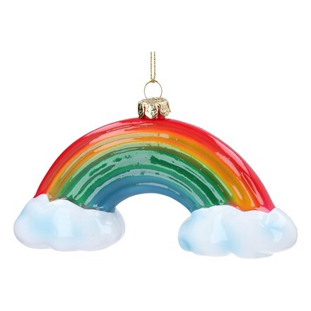 Acrylic rainbow/clouds decoration