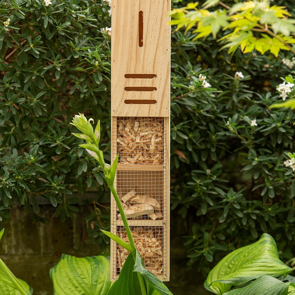 Large insect hotel with stake