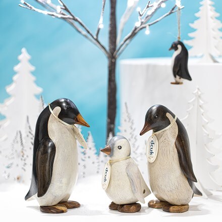 Emperor penguin decorations