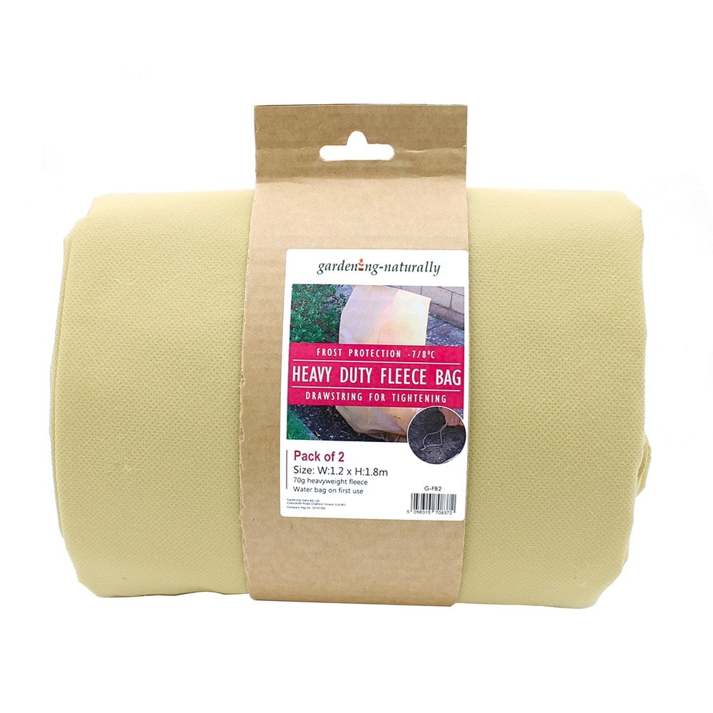 Heavy duty fleece bags - pack of 2