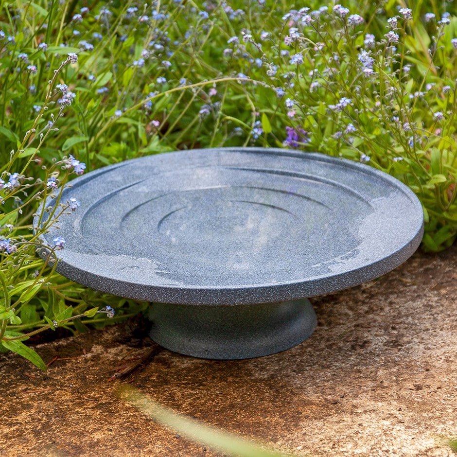 Recycled water is life bird bath