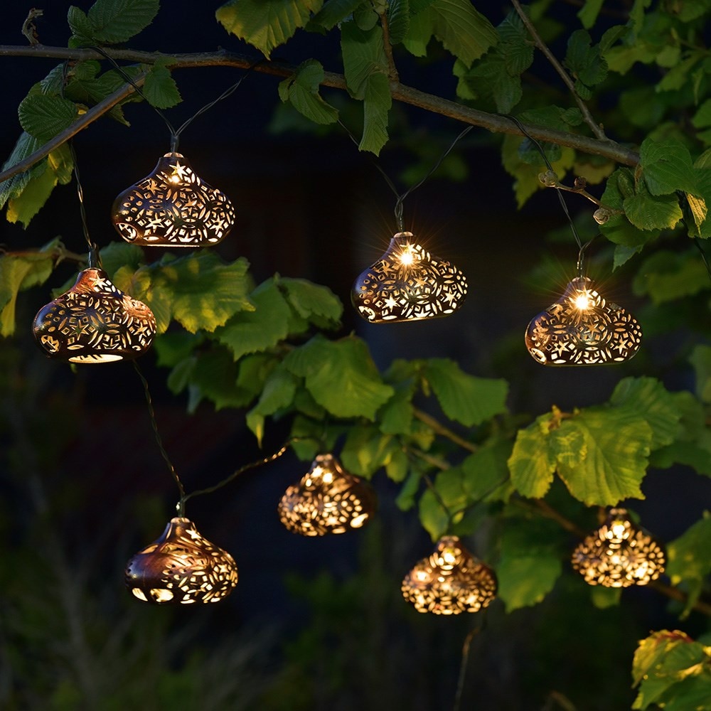 solar lantern string lights