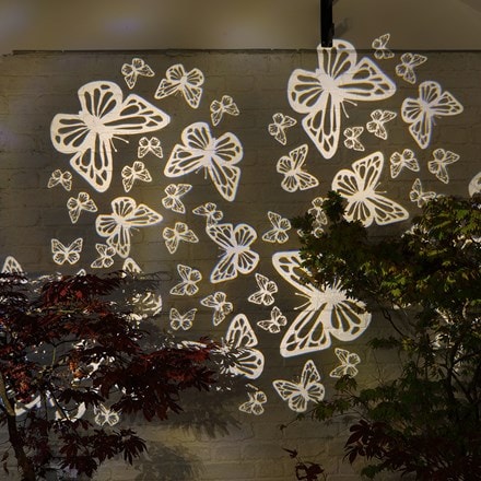 Projector string lights - butterfly