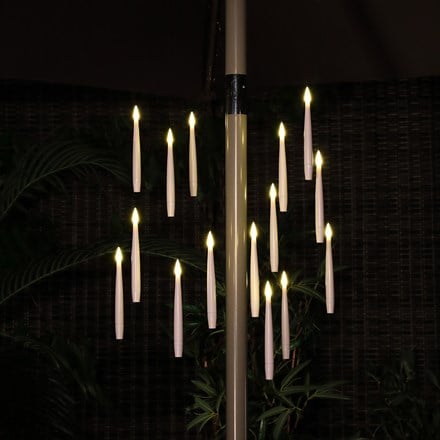 Magic candle LED chandelier