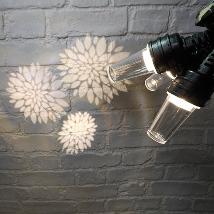 Projector string lights - flowers
