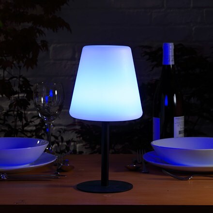 Colour changing table lamp