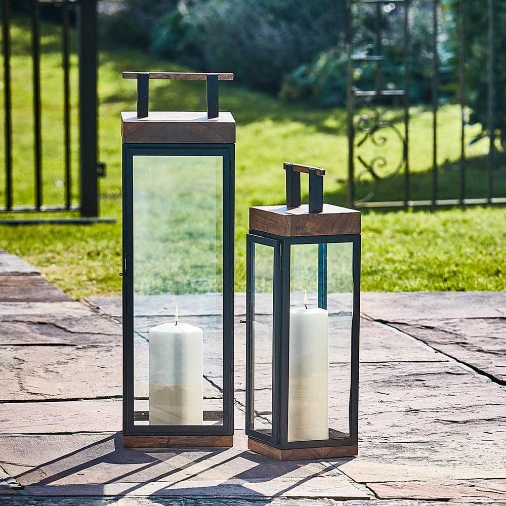 tall garden lanterns