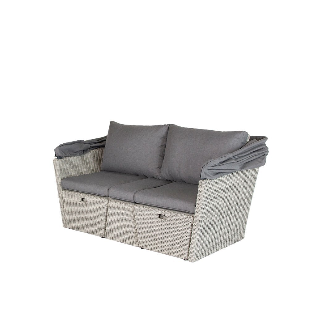 Daybed with grey cushions