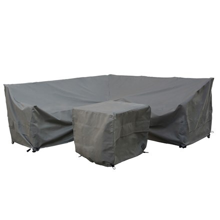 Modular corner sofa set cover - khaki