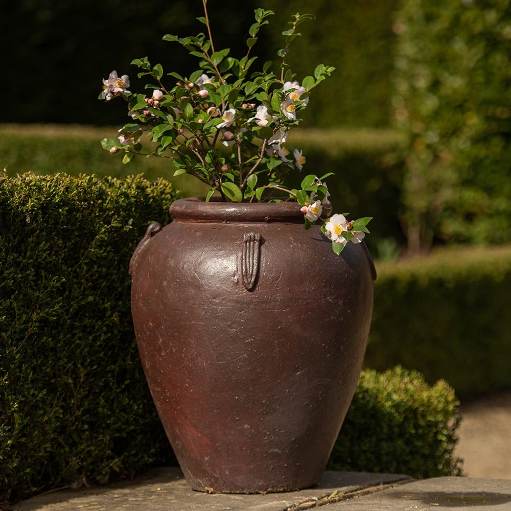 Terracotta urn - burnt