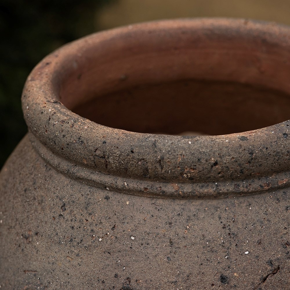 Terracotta jar - sandblasted