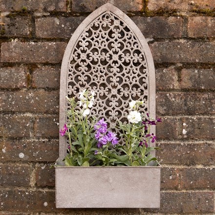 Ornate wall planter