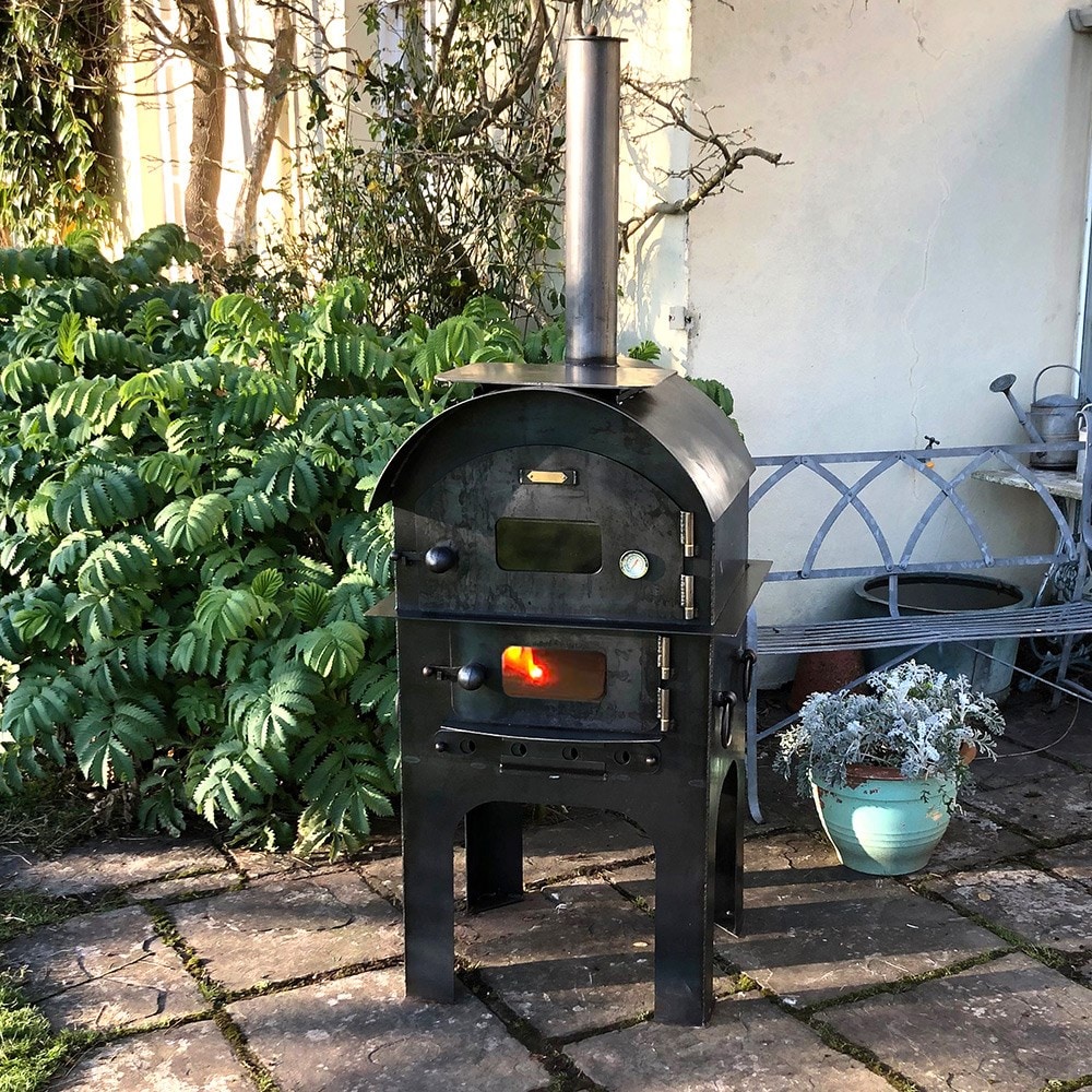 Tall double pizza oven