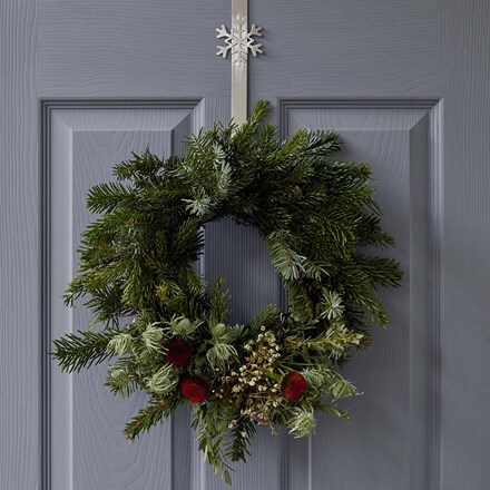 Snowflake wreath hanger