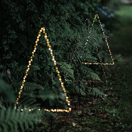 Three tree path lights
