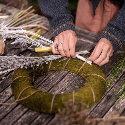 Moss wreath