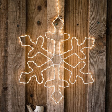 Indoor/outdoor snowflake light