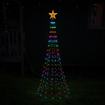 Micro LED colour change outdoor tree