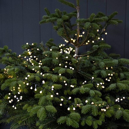 Indoor/outdoor large bulb tree lights - warm white