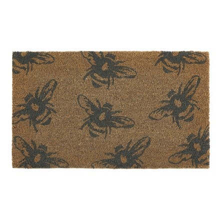 Printed coir bees doormat
