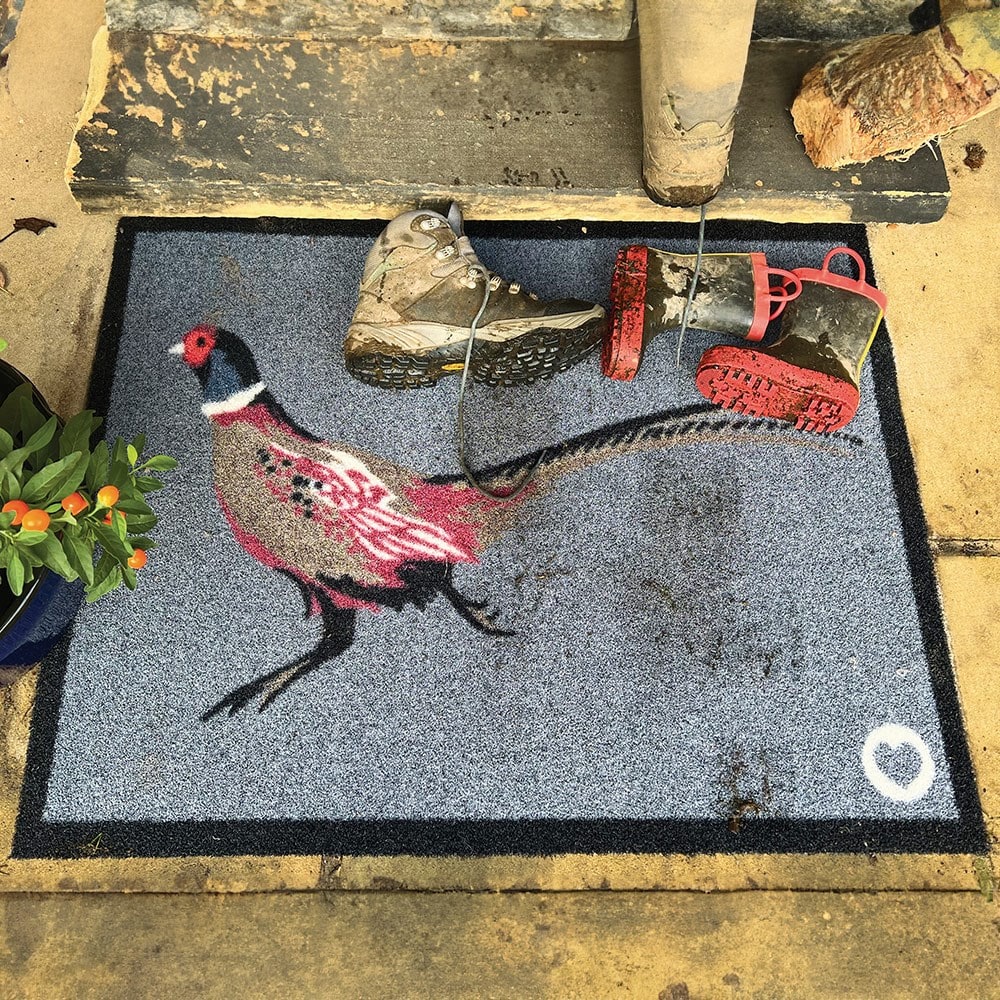 Pheasant doormat