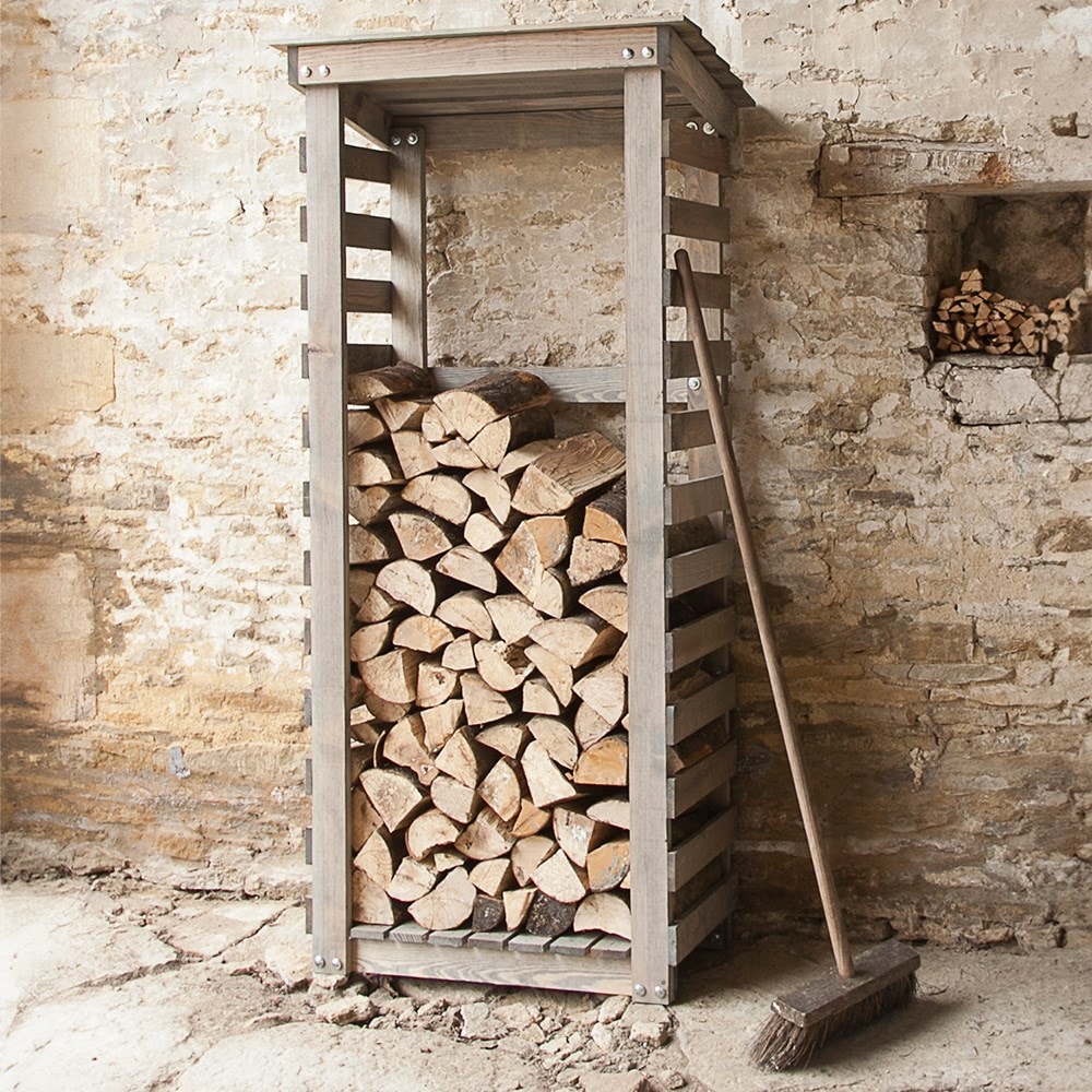 Buy Outdoor bin log store Delivery by Crocus