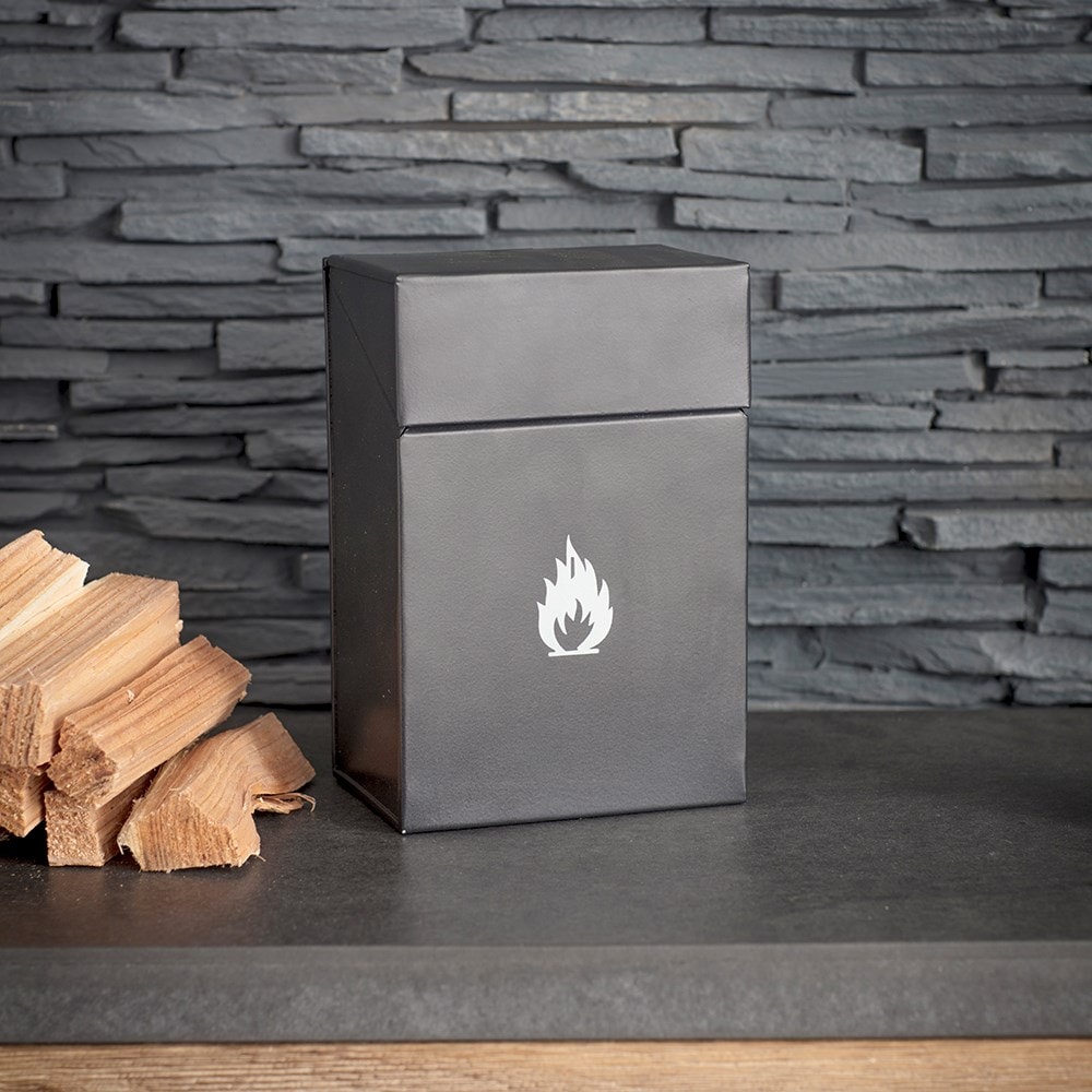 Firelighter box in carbon - steel