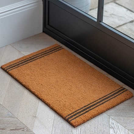 Triple stripe doormat - small