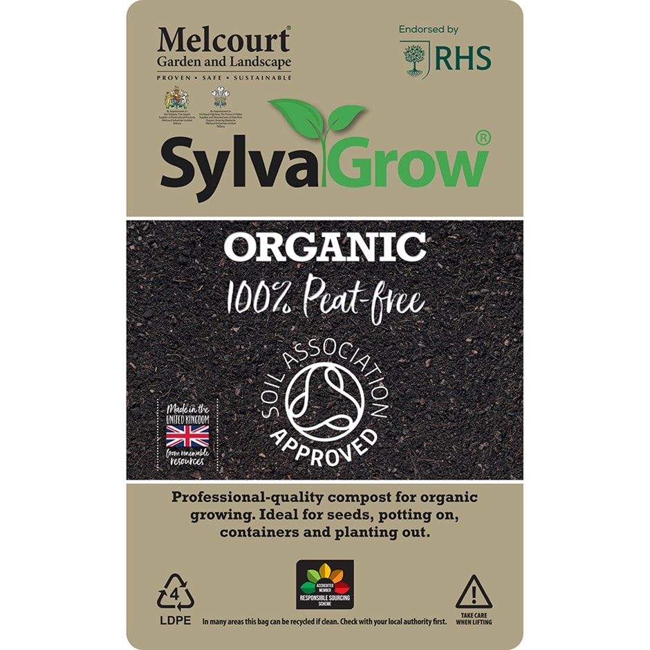 Sylvagrow peat-free organic compost - 40 litres