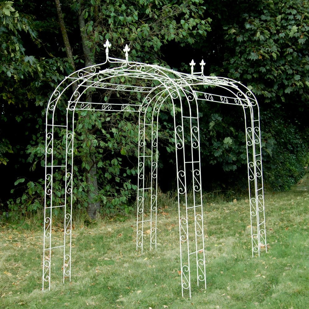 Fleur de lys arch tunnel - cream