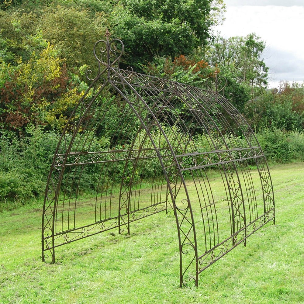 Large ornate arch walkway - bronze