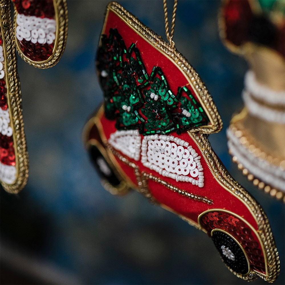 Beaded traditional decorations - set of 3