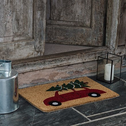 Christmas car doormat
