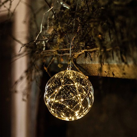 Hanging bulb light - clear