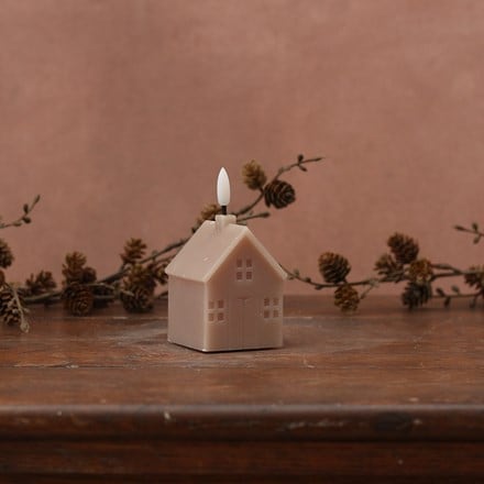 Small house LED candle