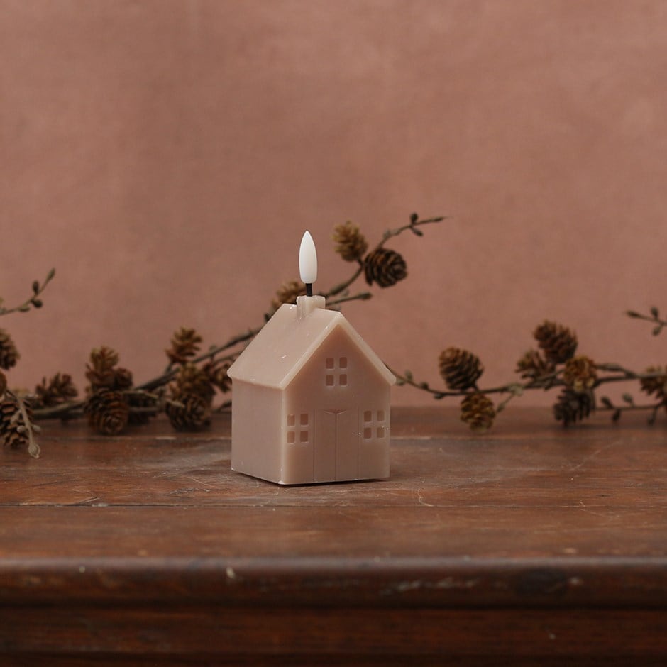 Small house LED candle