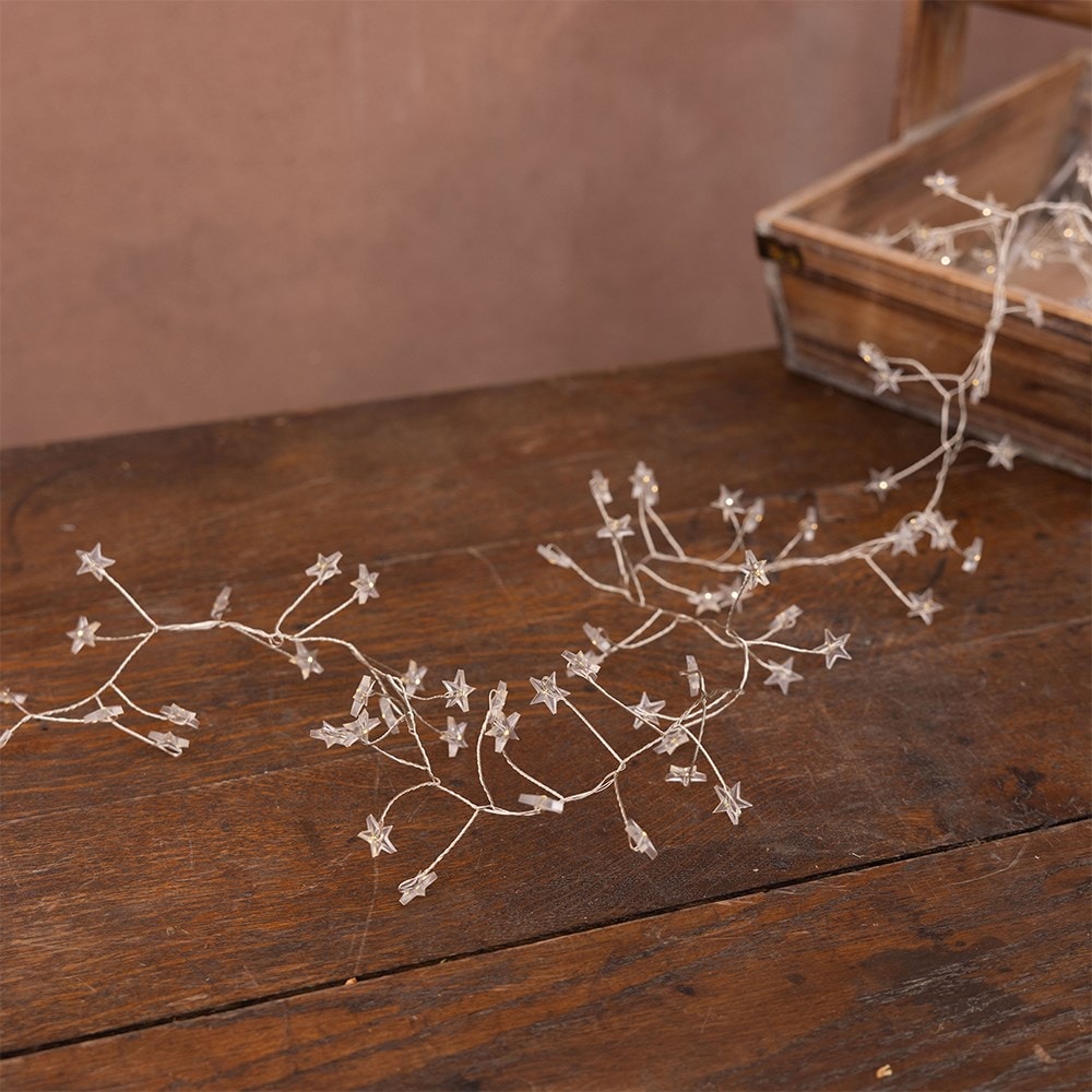 Star tipped micro wire lights