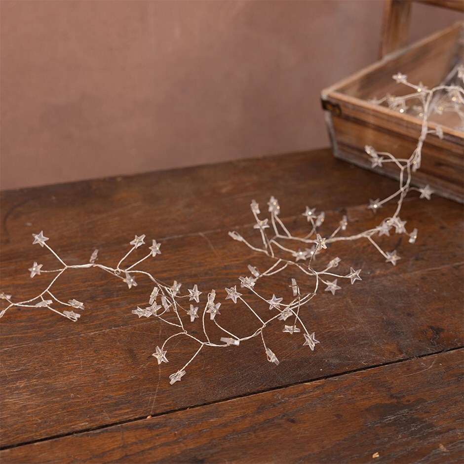 Star tipped micro wire lights