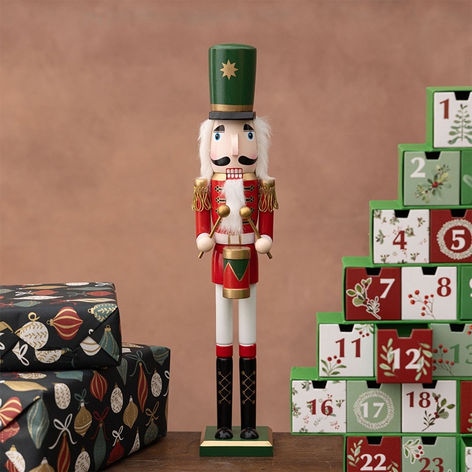 Traditional wooden nutcracker