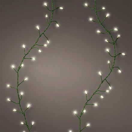 Indoor/outdoor twinkle microwire tree lights