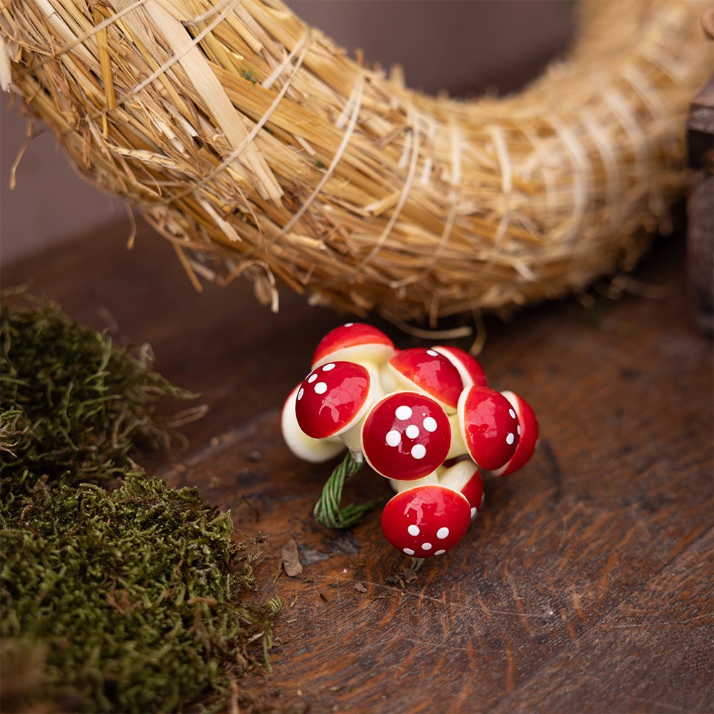Wired mini mushrooms - bundle of 12