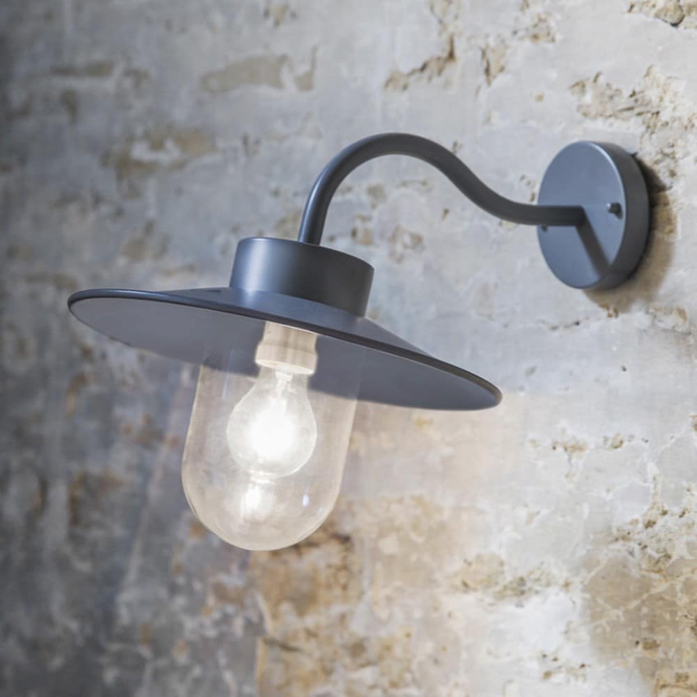 Swan neck light - grey