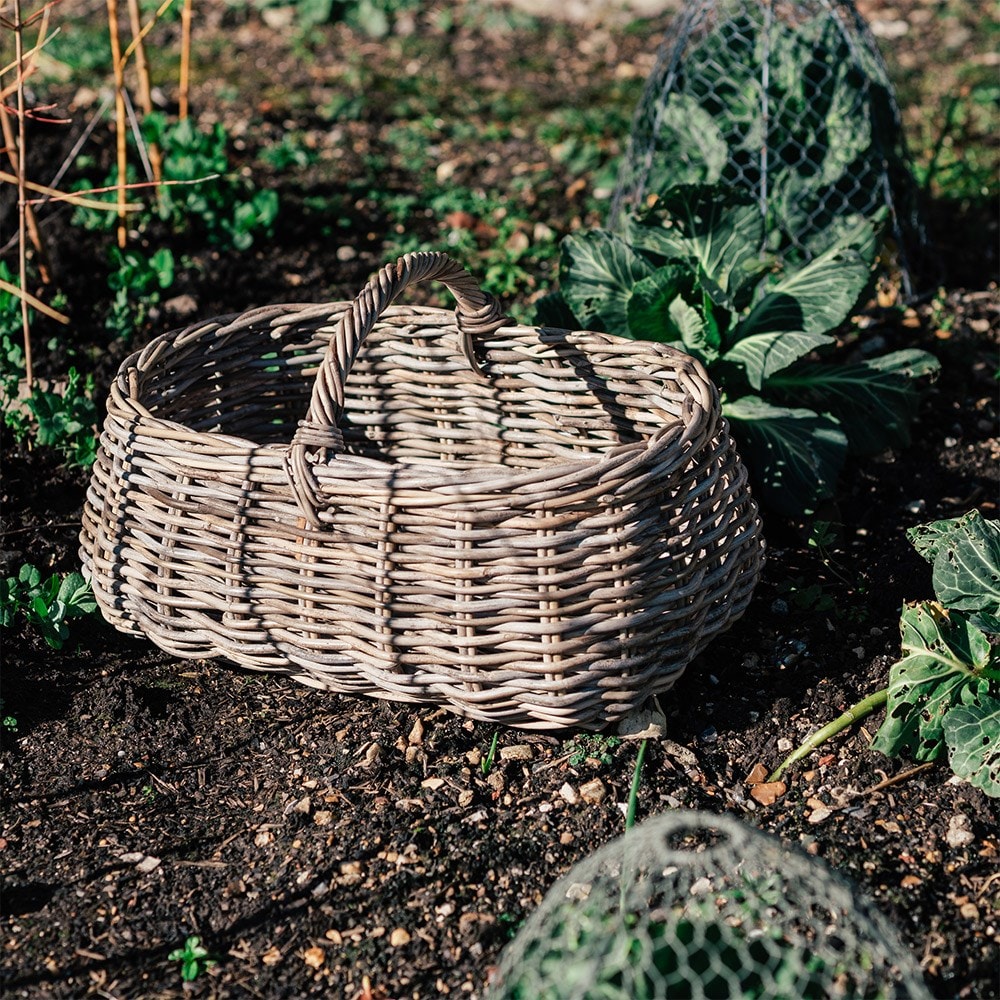 Foraging trug basket