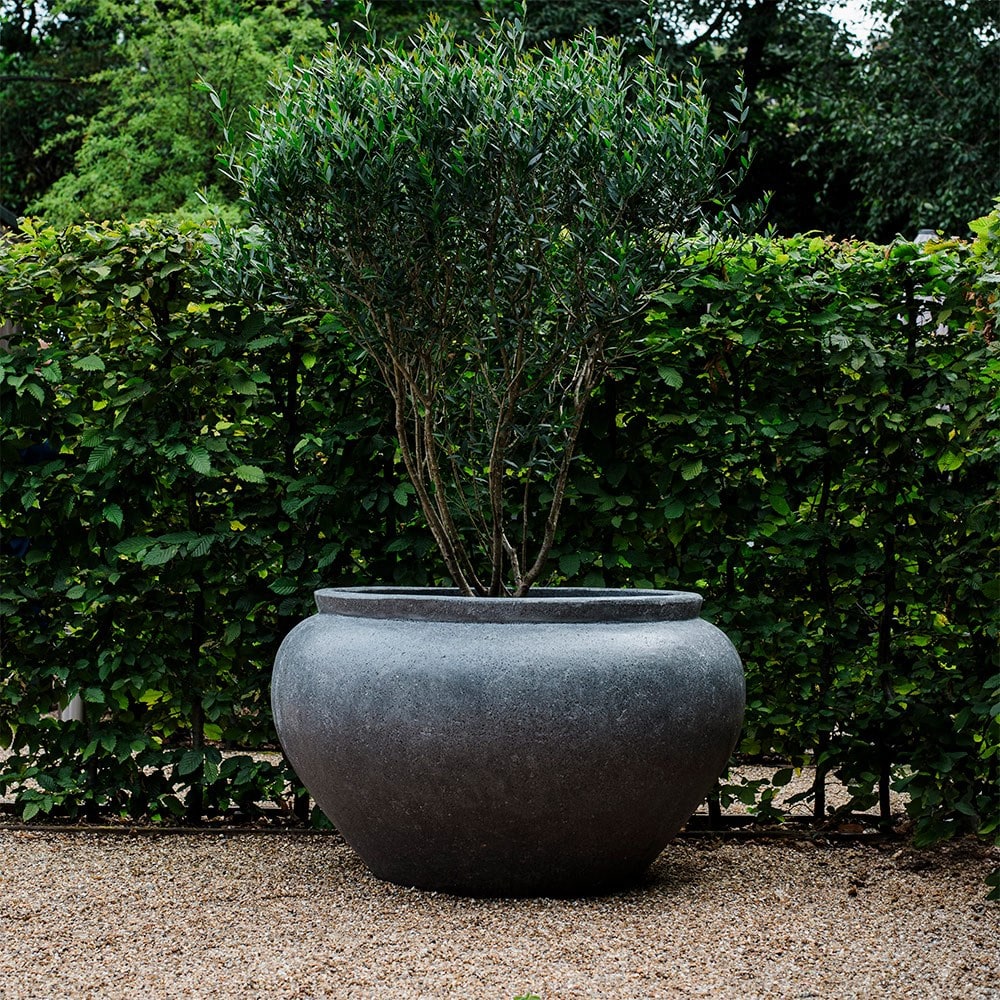 Extra large vase planter - grey