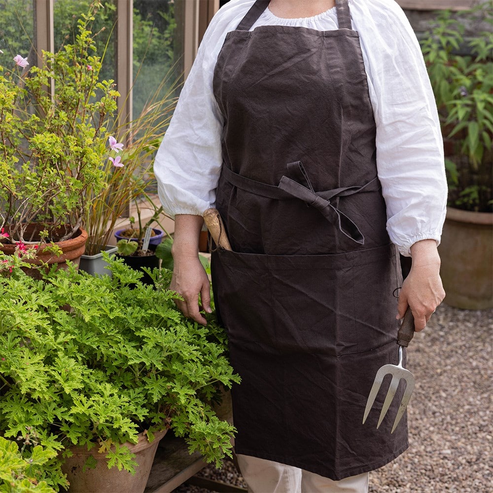 Gardening apron - grey
