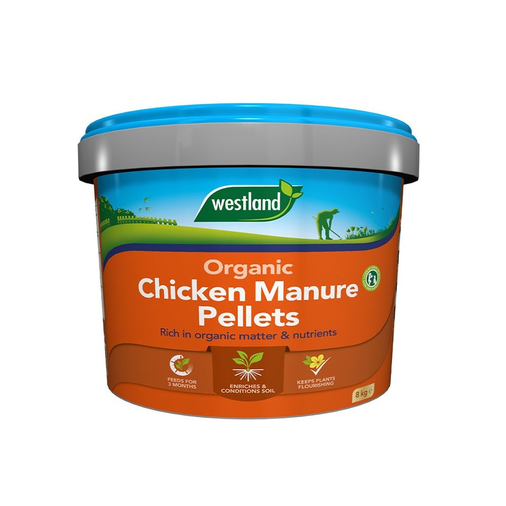 Organic chicken manure pellets