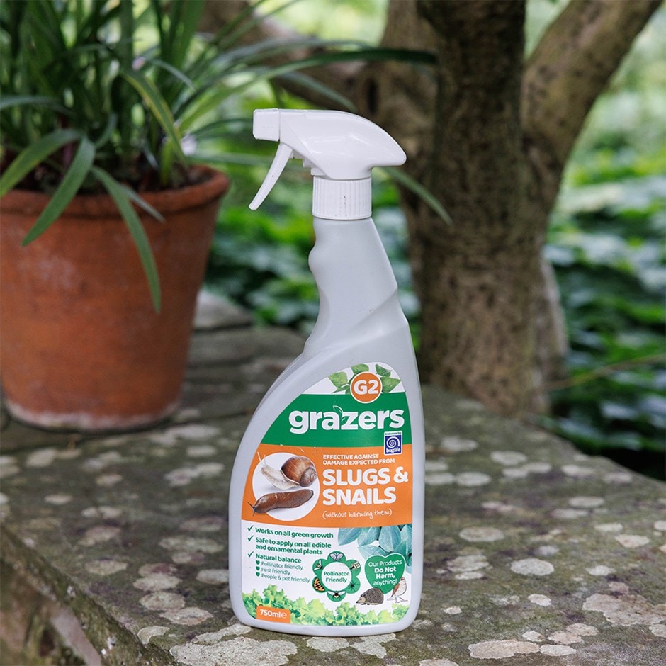 Grazers G2 ready to use slug and snail deterrent spray